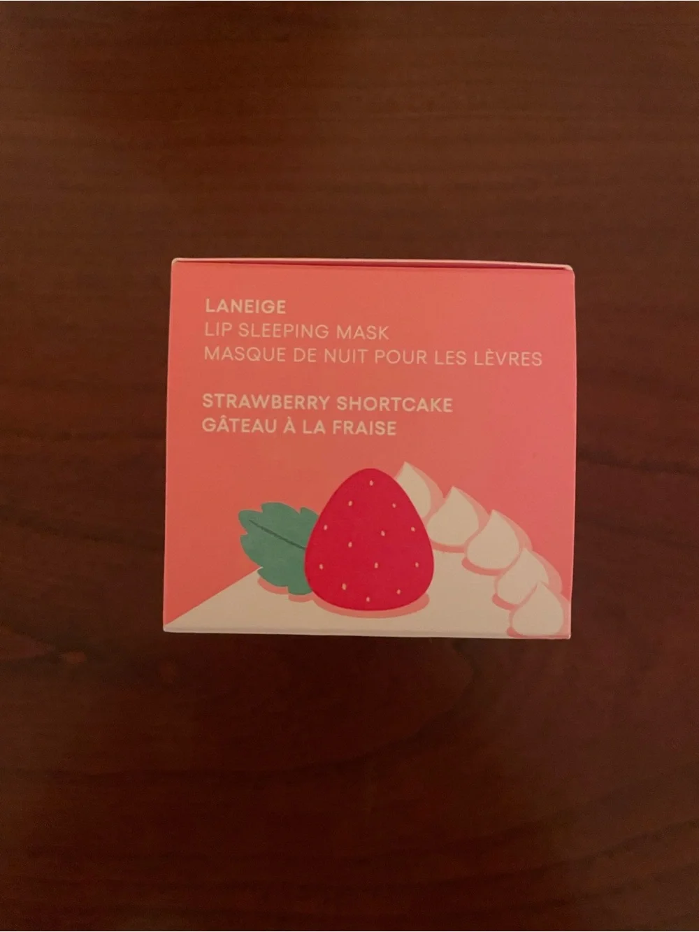 LANEIGE Strawberry Shortcake Lip Sleeping Mask - Pink and Cream Packaging